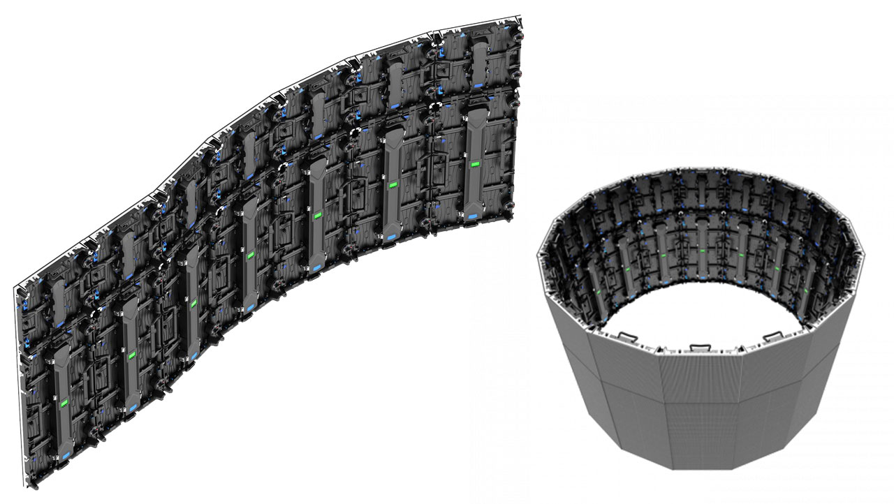 LED-panel-curve-installation