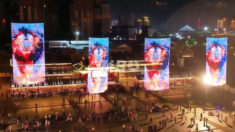 LED display brightness and outdoor viewing concept