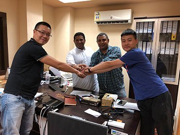 Customer visit and LED display project discussion