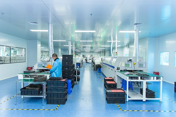LED display production workshop