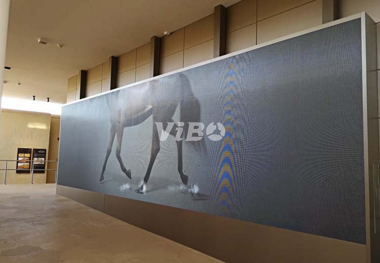 Rental LED backdrop wall installation