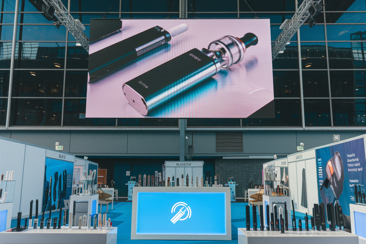 LED display used for a trade show exhibition