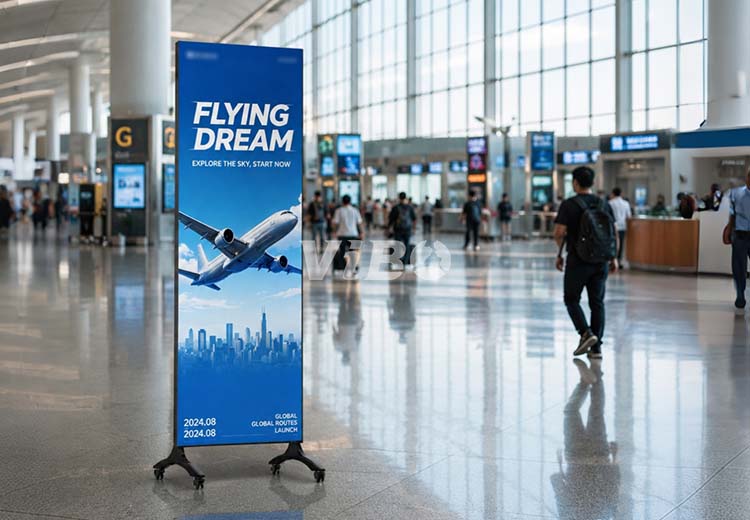 IF500 airport LED poster display