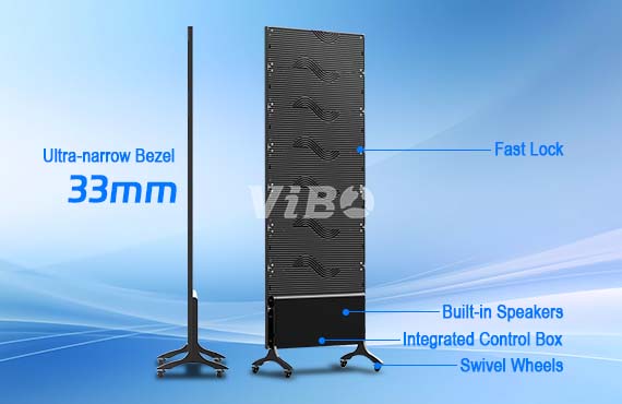 IF500 slim LED poster cabinet design