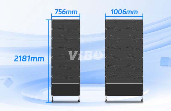 IF500 LED poster cabinet dimensions