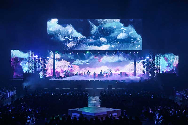 LED backdrop screen solution