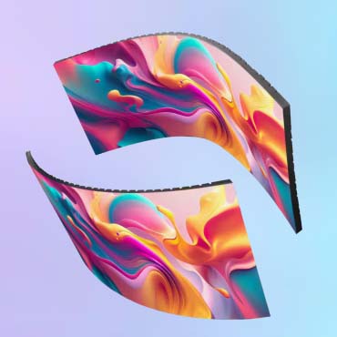 Flexible LED display for creative installations
