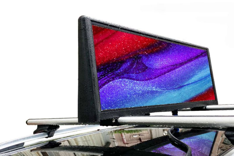 Mobile advertising LED display solution