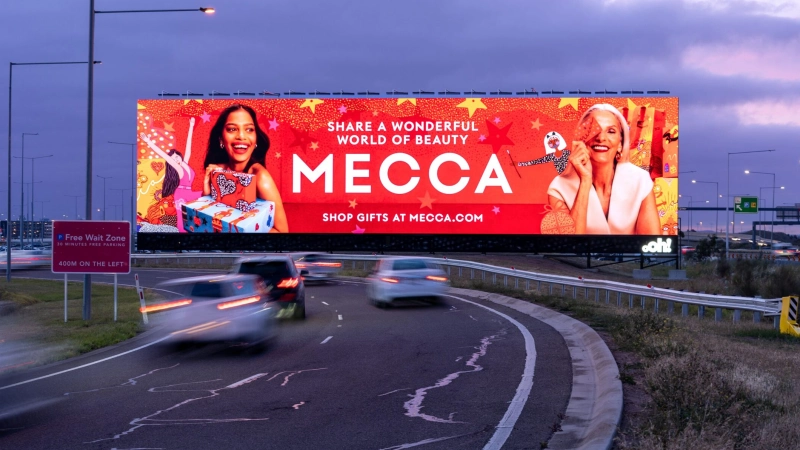 Outdoor advertising LED billboard project example
