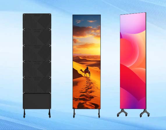 Poster LED display for retail advertising
