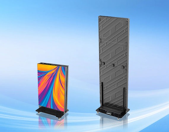 Foldable LED poster screen