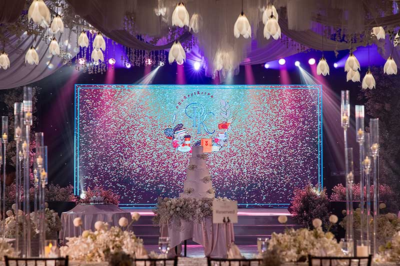 Wedding LED wall solution